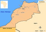 Carte du Maroc