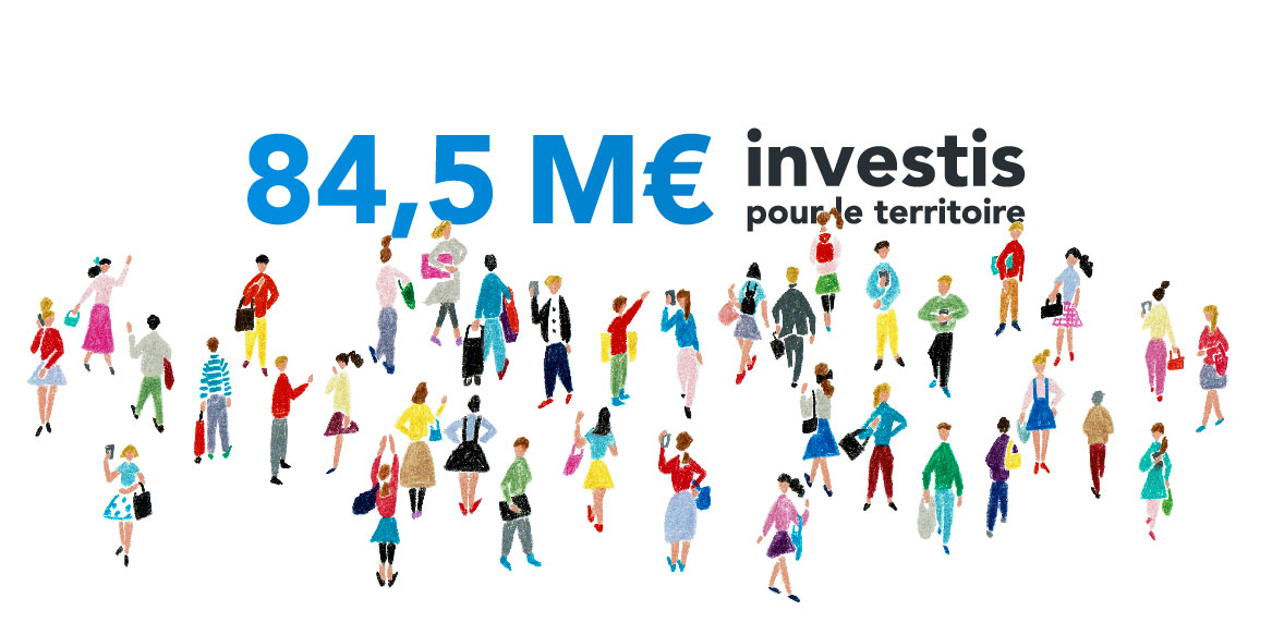 84,5 M€ investis pour le territoire