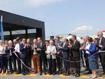 Une hélistation inaugurée à Saint-Pourçain-sur-Sioule